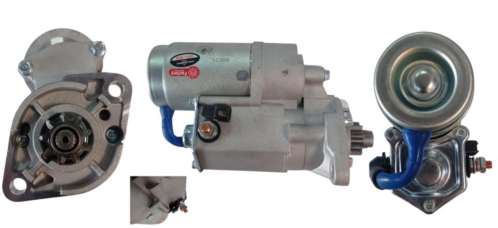[MO] MOTOR DE ARRANQUE KUBOTA TRACTOR RELACIONADO 12V 9D 2.0KW S:HORARIO T:NIPODENSO MOLPOWER 26805