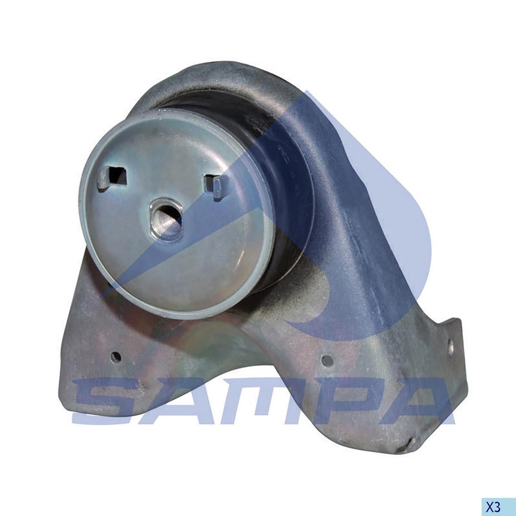 [MO] SOPORTE MOTOR MERCEDES BENZ 4.81138 M16X1 5 205X198 SAMPA 011.416 CODIGO 67952