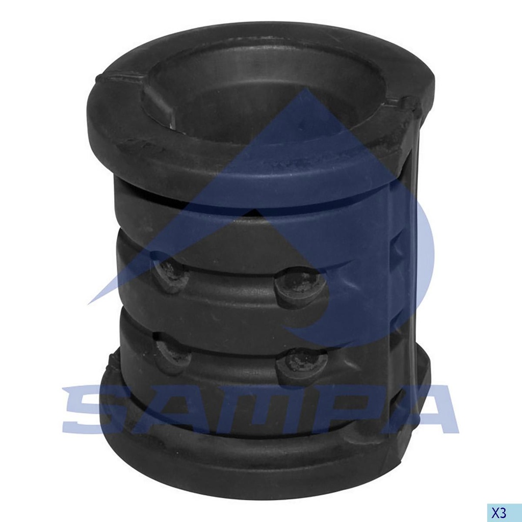 [MO] COJINETE BARRA ESTABILIZADORA VOLVO BUS B7R 1229337 2.61081 730987 15242 143.064-00A 2077607 7706 Ø49XØ80X95 SAMPA 030.106 CODIGO 67456