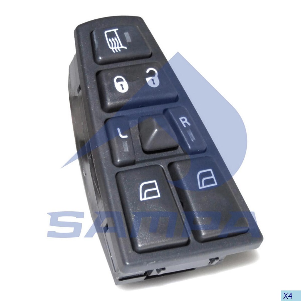 [MO] SWITCH PUERTA INTERRUPTOR VENTANA VOLVO VOLVO FH12 FH16 FM12 FM9 1250187 SAMPA 032.393 CODIGO 67770