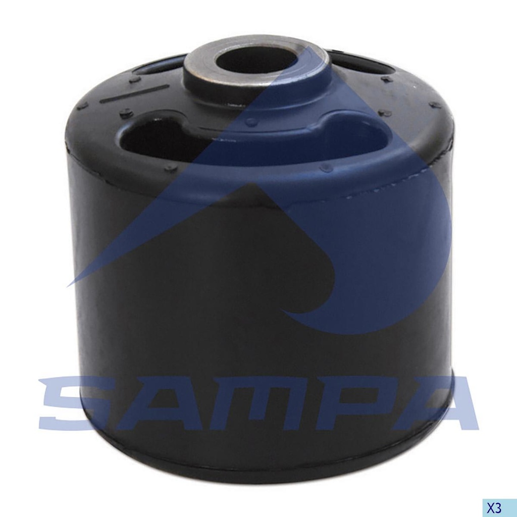 [MO] CASQUILLO SUSPENSION MUELLE GOMA HENDRICKSON TRAILER SAMPA 075.075 CODIGO 66245