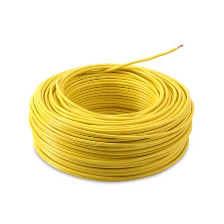 [LU] Cable # 18 AWG Amarillo 600V 75C Monopolar THWK CN18A-AMO Conalcable