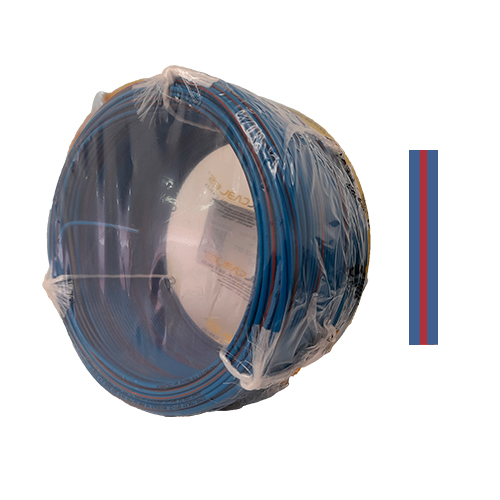 [LU] Cable Vehicular # 16 AWG Azul Rojo 50V 90C Monopolar CV16AZ-RJ Conalcable