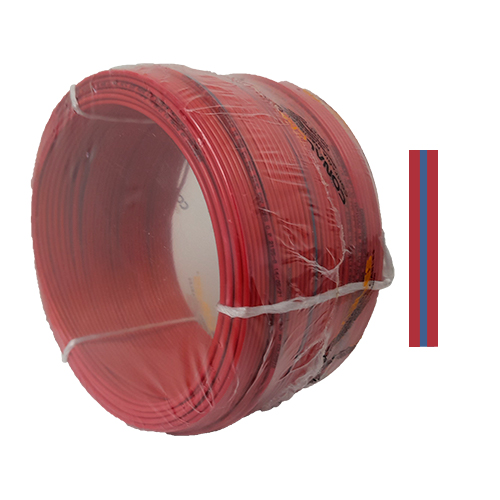 [LU] Cable Vehicular # 16 AWG Rojo Azul 50V 90C Monopolar CV16RJ-AZ Conalcable