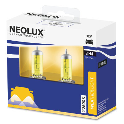 [LU] Bombillo H4 12V 60/55W P43 2600K Weather Light N472W marca Neolux