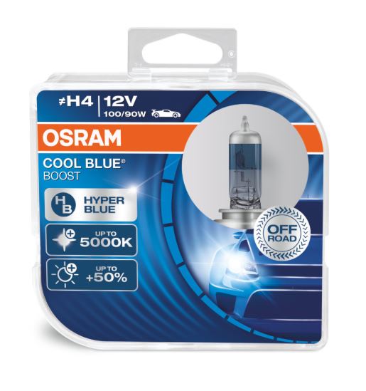 [LU] Bombillo H4 12V 100/90W P43 5000K 62204CBH marca Osram