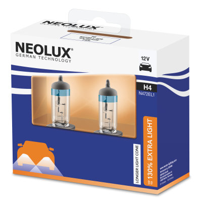 [LU] Bombillo H4 12V 60/55W P43 Extra Light 130% mas Luz N472EL1 marca Neolux