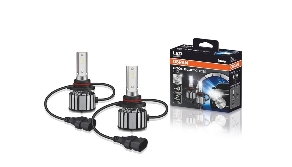 [LU] Bombillo 9005 HB3 9006 HB4 Led 12V Cool Blue Intense 9005-6CWCBC marca Osram