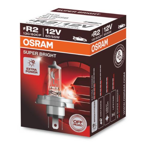 [LU] Bombillos R2 12V 60/55W P45 64198SB marca Osram