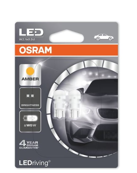 [LU] Bombillo Led Tipo 158 12V 1W 2000K Amarillo 2855YE-02B marca Osram