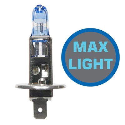 [GAUS-GL120] [MO] BOMBILLO HALOGENO H1 P14.5S 12V 55W FARO MAXLIGHT PERFORMANCE 110% MAS LUZ 40M20% LUMINOCIDAD LUJO DUOPACK 1987301105 64150NBU GAUSS GL120 CODIGO 28004