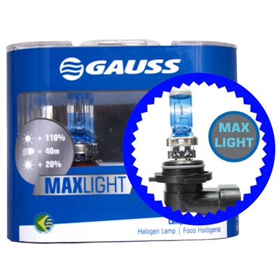 [GAUS-GL125] [MO] BOMBILLO HALOGENO 9006 P22D HB4 12V 51W FARO MAXLIGHT PERFORMANCE 110% MAS LUZ 40M20% LUMINOCIDAD PREMIUM DUOPACK 9006NBU 9006 GAUSS GL125 CODIGO 28172