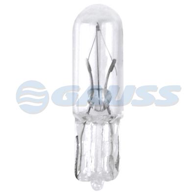 [GAUS-GL2721] [MO] BOMBILLO MINIATURA T-5 W2X4.6D W2W 12V 1.2W TABLERO STD CAJA X 10 UND 2721 12516 GAUSS GL2721 CODIGO 28574