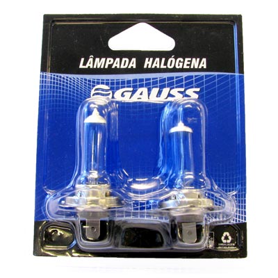 [GAUS-GL62] [MO] BOMBILLO HALOGENO H7 PX26D 12V 100W FARO MAXLIGHT 110% MAS LUZ 5000K PREMIUM DUOPACK BLISTER 64217CBA GAUSS GL62 CODIGO 28053