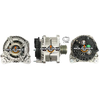 [MOLP-31183] [MO] ALTERNADOR VOLKSWAGEN GOLF JETTA AUDI A3 12V 120AMP 61MM 2PINES P: 8PK T:VALEO V:INT MOLPOWER 31183