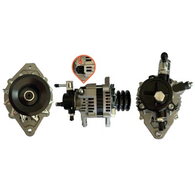 [MOLP-26041] [MO] ALTERNADOR CHEVROLET NPR 2001 12V 90AMP BOMBA GRANDE POLEA TRIPLE HITACHI NEW MOLPOWER 26041