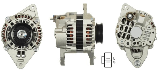 [MOLP-26230] [MO] ALTERNADOR MITSUBISHI PAJERO MONTERO L400 2.4 2.6 PATA RECTA 12V 70AMP 4PK 2 PINES TIPO MITSUBISHI MOLPOWER 26230