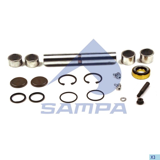 [SAMP-010.638] [MO] KIT REPARACION MERCEDES BENZ 1224193 230050 4.91266 S11818 08802 205 18443 01 011.420-00A 06.040.1545.108 MR272 Ø30X186 SAMPA 010.638 CODIGO 67870