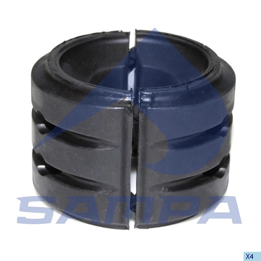 [SAMP-031.427] [MO] COJINETE BARRA ESTABILIZADORA VOLVO BUS B7R 2.62378 32608 143.076-00A Ø48XØ103 5X77 SAMPA 031.427 CODIGO 67452