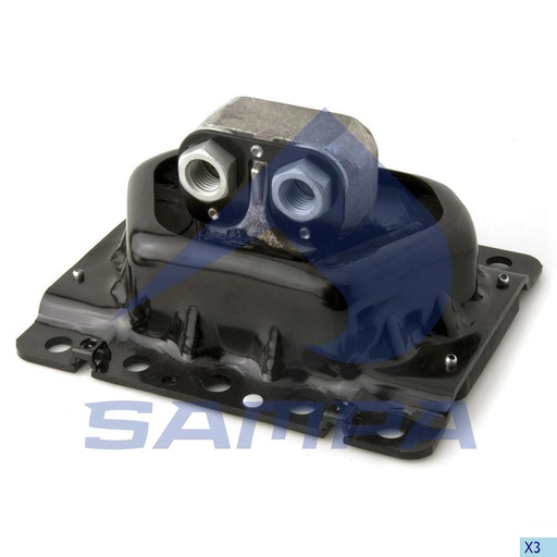 [SAMP-080.432] [MO] SOPORTE MOTOR RENAULT VOLVO FH12 FH16 FM12 FM NH FERVI KERAX 2 1224406 211X250X129 SAMPA 080.432 CODIGO 67123