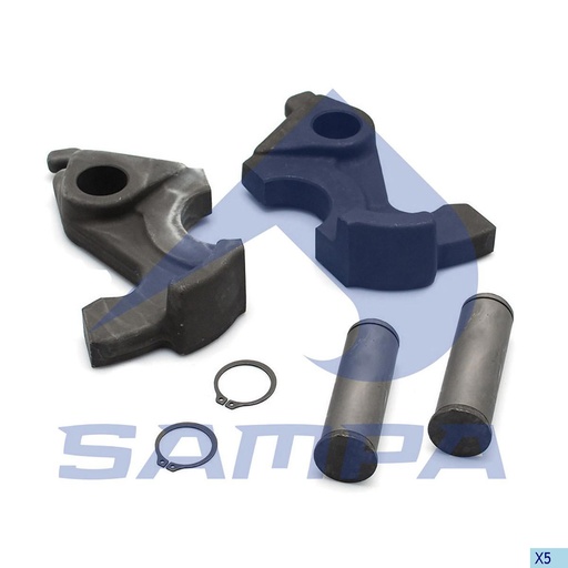 [SAMP-094.548] [MO] KIT DE MORDAZAS QUINTA RUEDA HOLLAND 55 TONELADAS RK35107296 SAMPA 094.548 CODIGO 66615