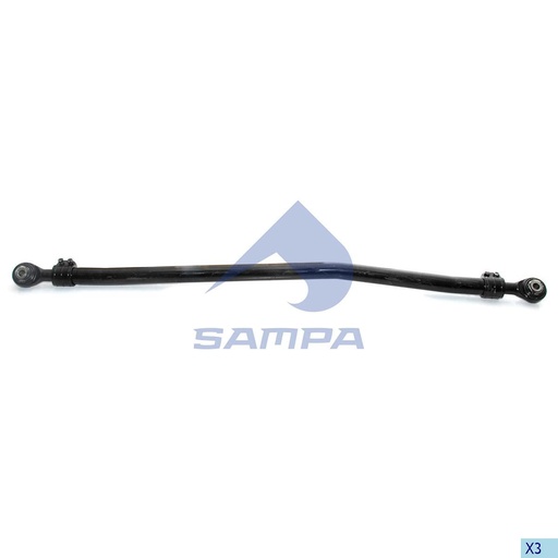 [SAMP-095.414] [MO] BARRA ESTABILIZADORA MERCEDES BENZ ACTROS (8X4) L:1815MM Ø60 Ø24.40 LADO IZQUIERDO 0003220723 0003220423 SAMPA 095.414 CODIGO 67096