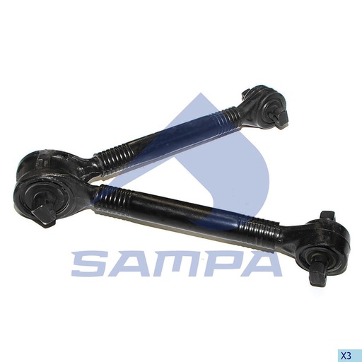 [SAMP-095.419] [MO] BARRA REACCION EN V MERCEDES BENZ T0263A 225266 4.66487 ER0907 35460 33736 01 013.387-00A 2057360 06.010.1912.980 JVL0047 L: 625 MM SAMPA 095.419 CODIGO 67251