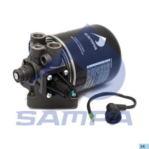 [SAMP-096.289-01] [MO] SECADOR DE AIRE IVECO 3.71012 II30448 LA8234 PRO4100030 4324101020 4324101027 II30448-B 4324100000 4324101000 SAMPA 096.289-01 CODIGO 67171