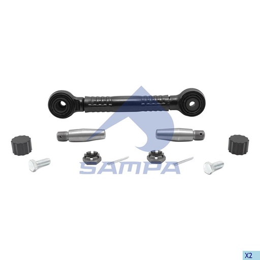 [SAMP-097.997] [MO] BARRA ESTABILIZADORA SCANIA 1.55401 172550 123.061-00A 20913153 14831 L: 283 MM SAMPA 097.997 CODIGO 67113