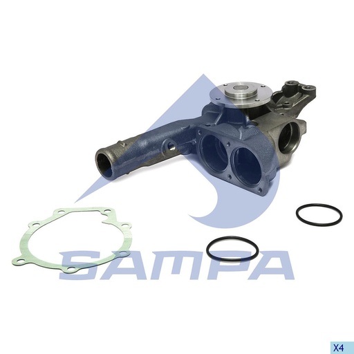 [SAMP-203.008] [MO] BOMBA DE AGUA MERCEDES BENZ 1228105 DP092 4.63671 907351 31781 44315 20200192 010.718-00A 08.120.1960.320 MRWA0005 SAMPA 203.008 CODIGO 67202