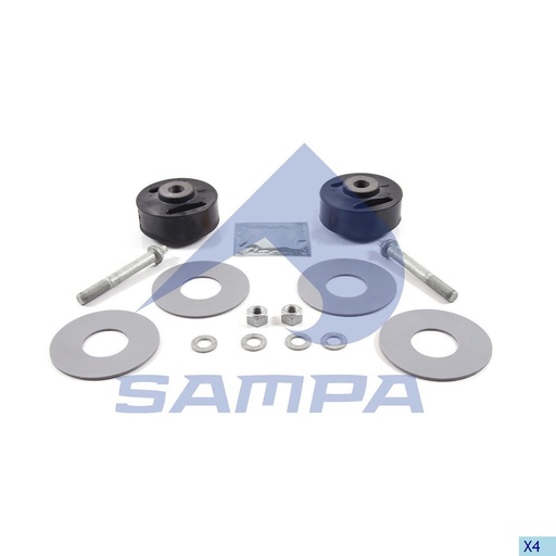[SAMP-500.547/SD] [MO] KIT BUJE TRIFUNCIONAL HENDRICKSON MERITOR R3014377 MHS745 3341628 E14377 HT249 Ø1 24"XØ6 3"X3 62" SAMPA 500.547/SD CODIGO 66607
