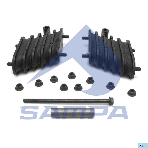 [SAMP-500.682] [MO] KIT SOPORTE TIPO HAULMAAX HENDRICKSON 64179037 6417937 MLC5 3341845 E14044 SAMPA 500.682 CODIGO 66613