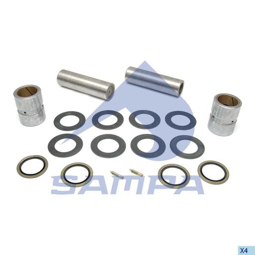 [SAMP-500.832] [MO] KIT REPARACION BUJES CENTRO VIGA EN BRONCE HENDRICKSON NAVISTAR MERITOR VOLVO 30437000L 30437000 30437 893059R92 27074317 R301546 HBK100 322102 E1546 SAMPA 500.832 CODIGO 66501