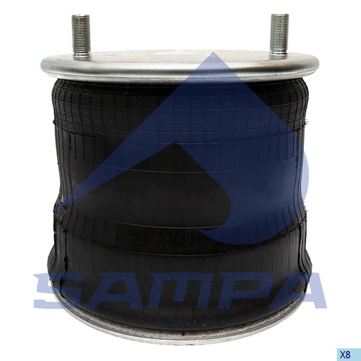 [SAMP-SP558050-K] [MO] BOMBONA (FUELLE DE SUSPENSION) HENDRICKSON TRAILER, NAVISTAR, NEWAY SAMPA SP558050-K CODIGO 668050