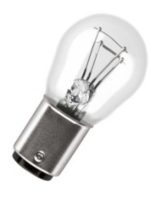 [OSRA-7528] [LU] Bombillo 1034 12V 5W P21 BAY15D 2 Contactos Pata Dispareja 7528 marca Osram