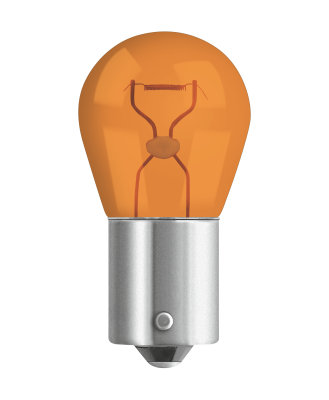 [NEOL-N581] [LU] Bombillo 1141 12V Py21W 1 Contacto Pata Pareja Ambar Pin Diagonal N581 marca Neolux
