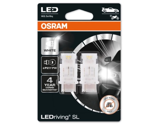 [OSRA-3157DWP-02B] [LU] Bombillos Led P27/7W Blanco 3157DWP 02B marca Osram