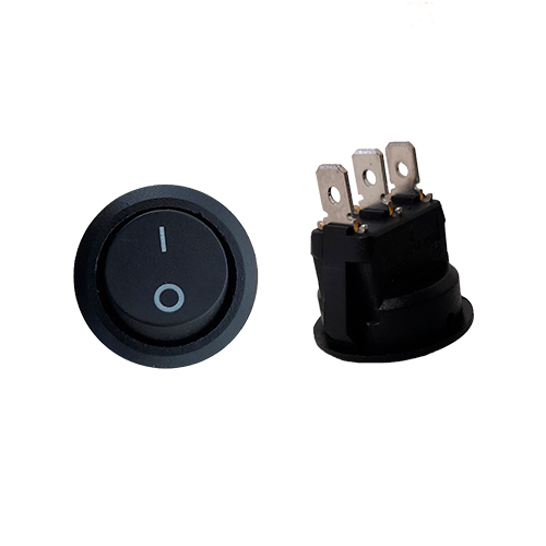 [GENE-BYE-1907] [LU] Switche 2 Posiciones 3 Contactos Negro BYE-1907