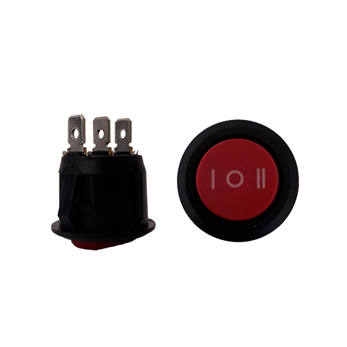 [GENE-BYE-1903] [LU] Switche 3 Poiciones 3 Contactos Rojo BYE-1903