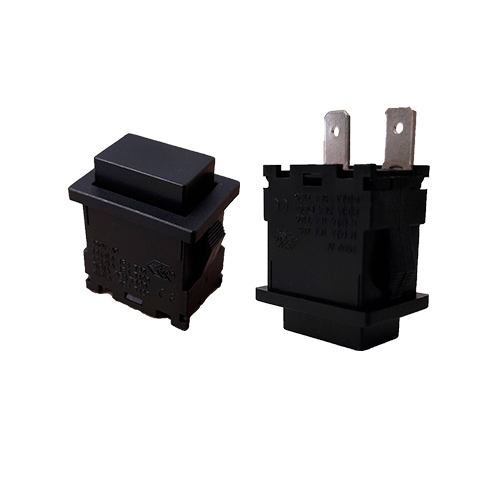 [GENE-BYE-1926] [LU] Switche Pulsador 2 Contactos Negro Recta BYE-1926