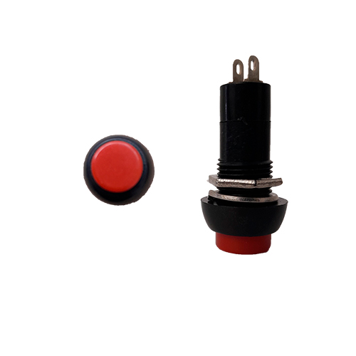 [GENE-BYE-1927] [LU] Switche Pulsador 2 Contactos Rojo Redondo BYE-1927