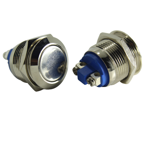 [GENE-SWT-PITMET] [LU] Switche Boton Pito Metalico Macizo Mediano 2P Off/On SWT-PITMET