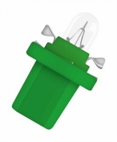 [OSRA-2722MF] [LU] Bombillos T5 12V 2W Base Plastica Verde Oscuro 2722MF marca Osram