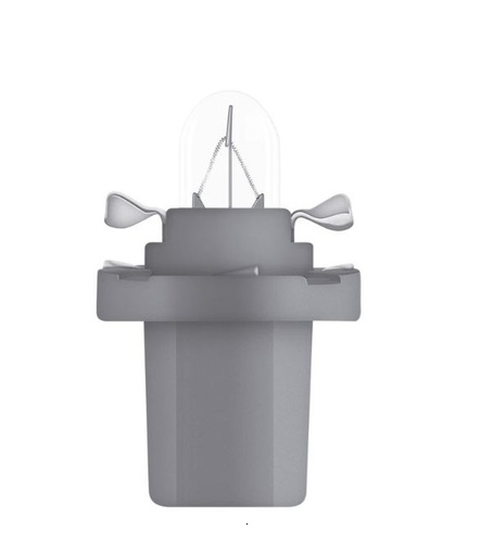 [OSRA-2741MF] [LU] BombillosT5 24V 1.2W Base Plastica Ceniza con Gancho 2741MF marca Osram