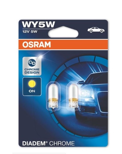 [OSRA-2827DC-02B] [LU] Bombillo 158 1 Contacto Diadem Chrome Blister X2 2827DC-02B marca Osram