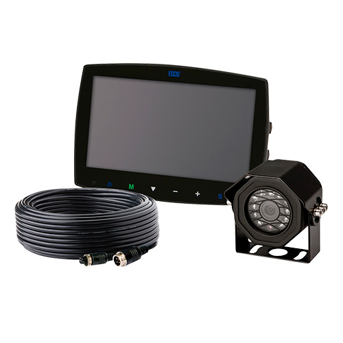 [ECCO-EC7003-K] Cámara de Reversa ECCO EC7003-K Monitor a color táctil LCD de 7", Cámara Infraroja y Cable de 10 metros 